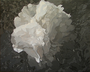 Paeonia, Acryl, 2009, 80/100 cm