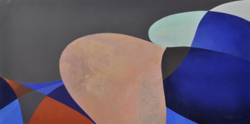 Con moto, Acryl, 2024, 60 /120 cm