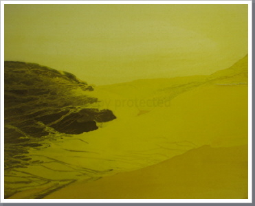 Erdgold, Aquarell, 2008, 78/95 cm