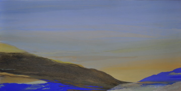 Trichter, 2022, Acryl/&Ouml;l, 100/200 cm