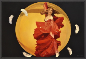 Sonnentanz, Acryl, 2018, 80/115 cm