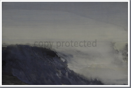 Wolkental, Aqarell, 1990, 66/98 cm