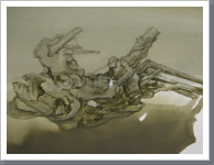 Torso, Aquarell, 2000, 40/52 cm